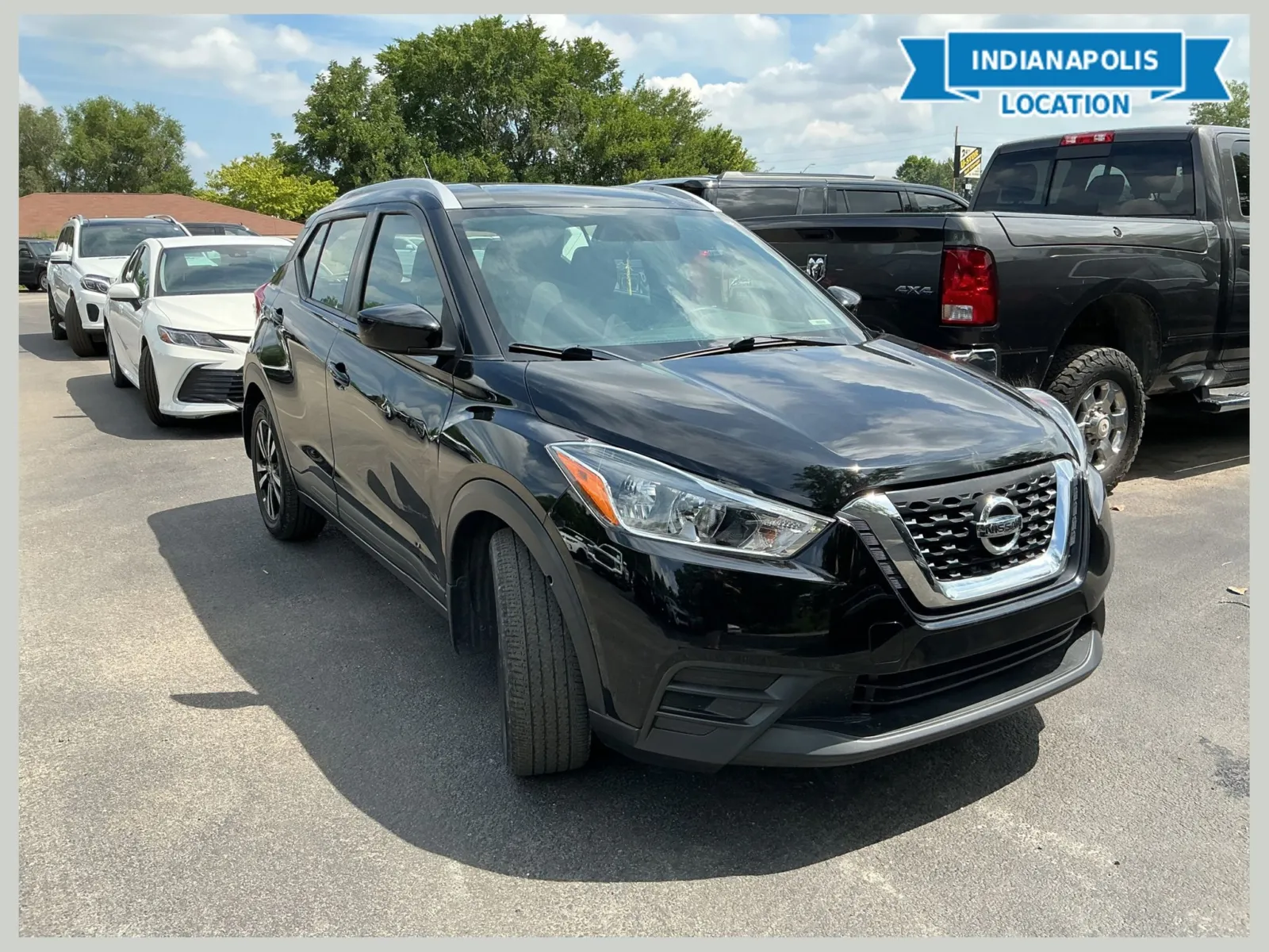 Black 2019 Nissan Kicks SV for sale in Indianapolis, IN