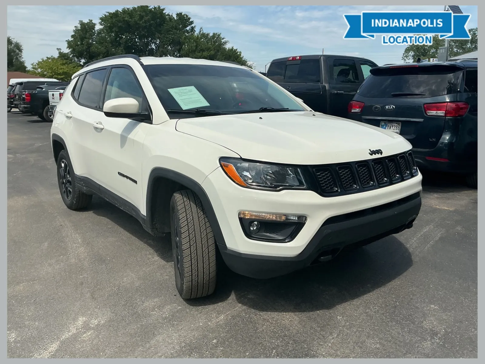 White 2019 Jeep Compass Sport for sale in Indianapolis, IN