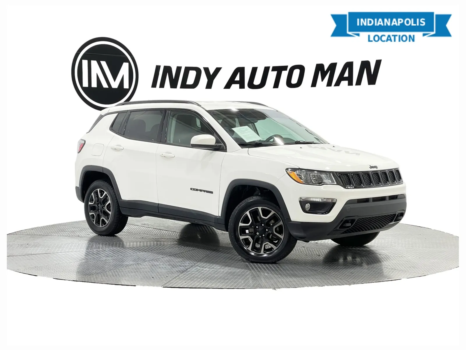 White 2019 Jeep Compass Sport for sale in Indianapolis, IN