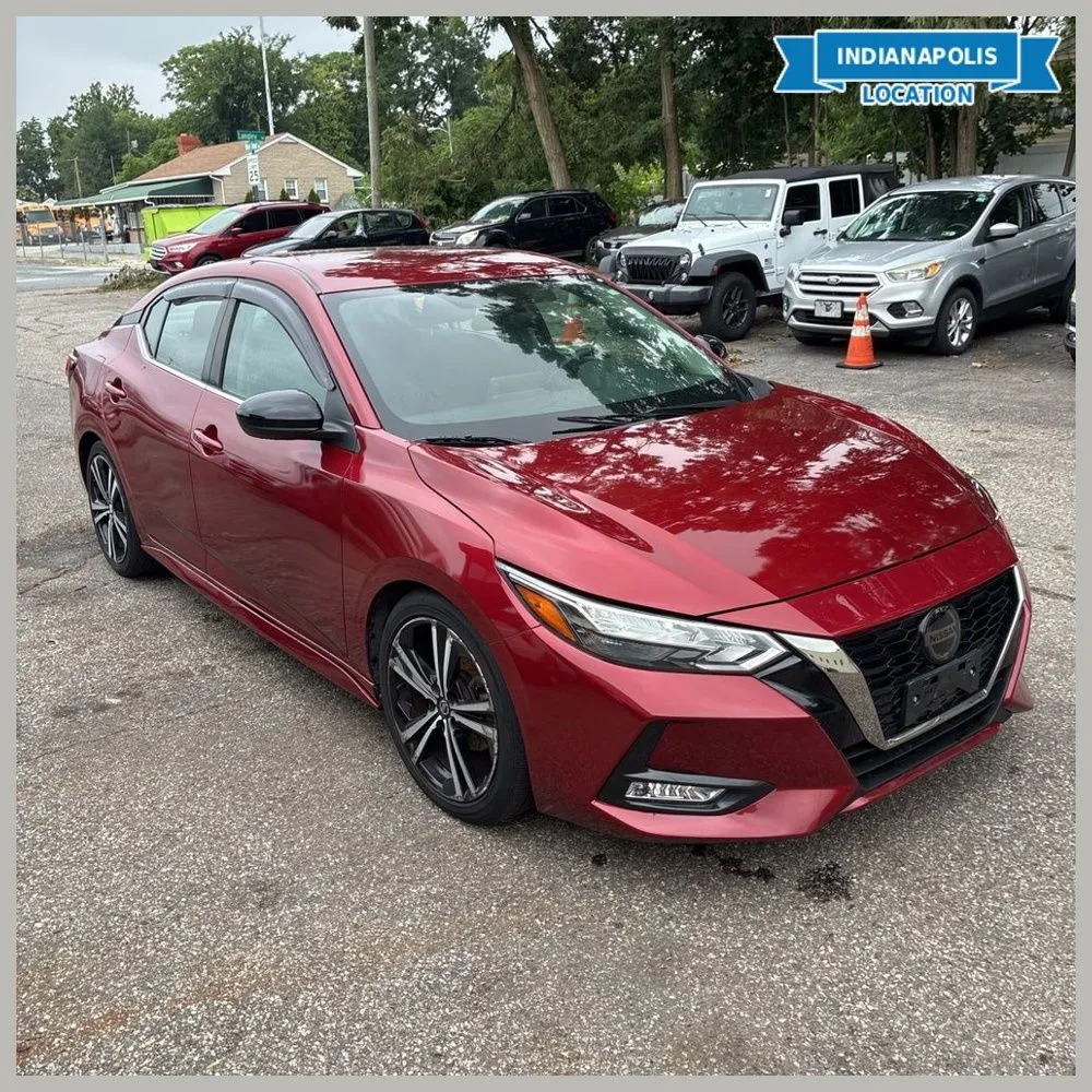 Red 2021 Nissan Sentra SR for sale in Indianapolis, IN