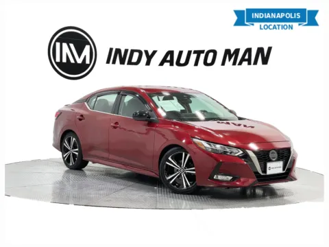 Red 2021 Nissan Sentra SR for sale in Indianapolis, IN