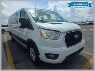 White 2021 Ford Transit-350 XLT for sale in Indianapolis, IN