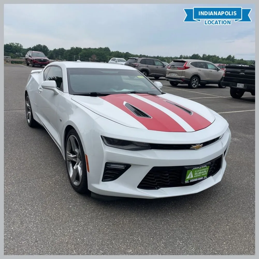 White 2018 Chevrolet Camaro SS 2SS for sale in Indianapolis, IN