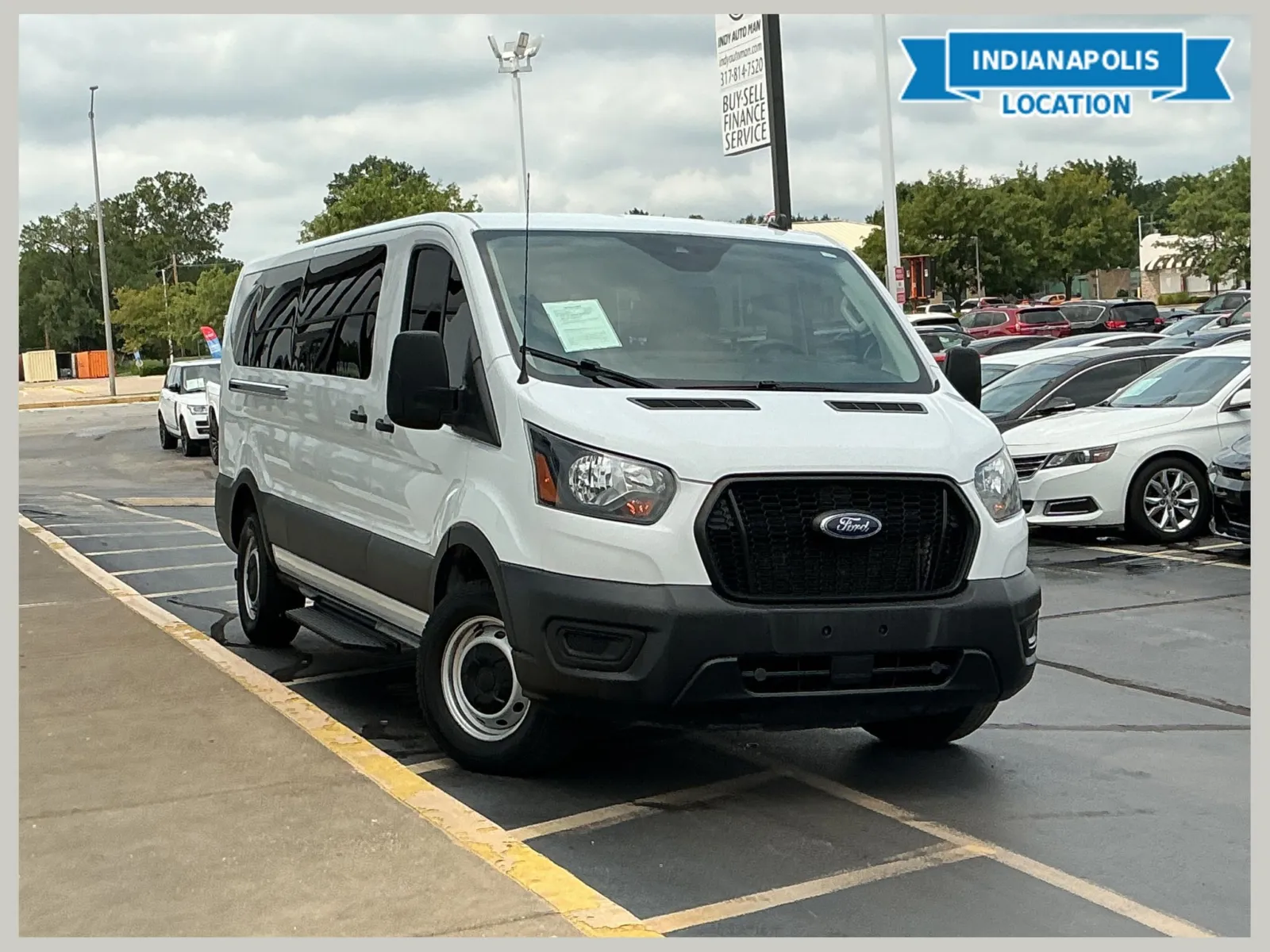 White 2021 Ford Transit-350 XL for sale in Indianapolis, IN