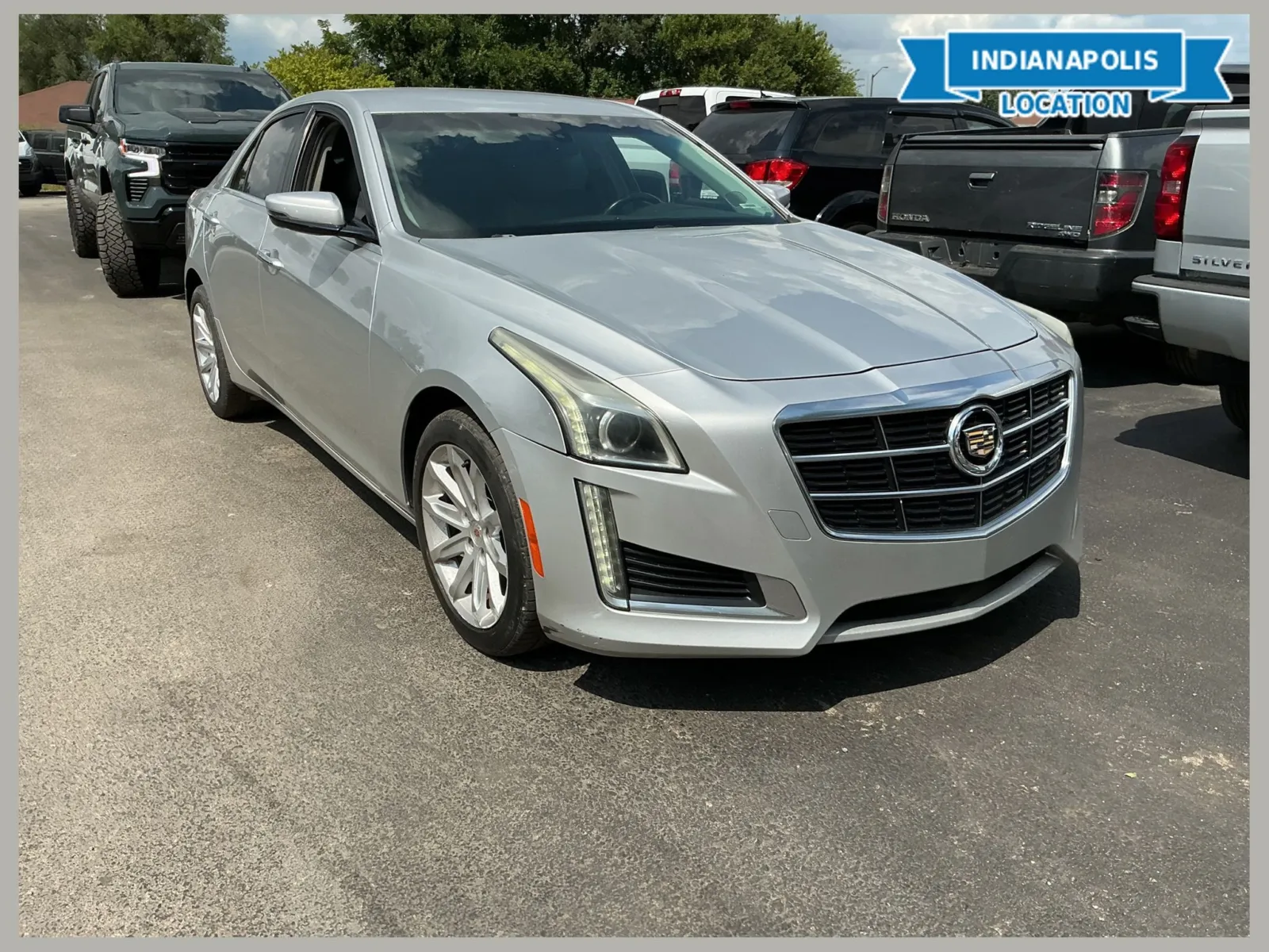 Silver 2014 Cadillac CTS 2.0L Turbo for sale in Indianapolis, IN