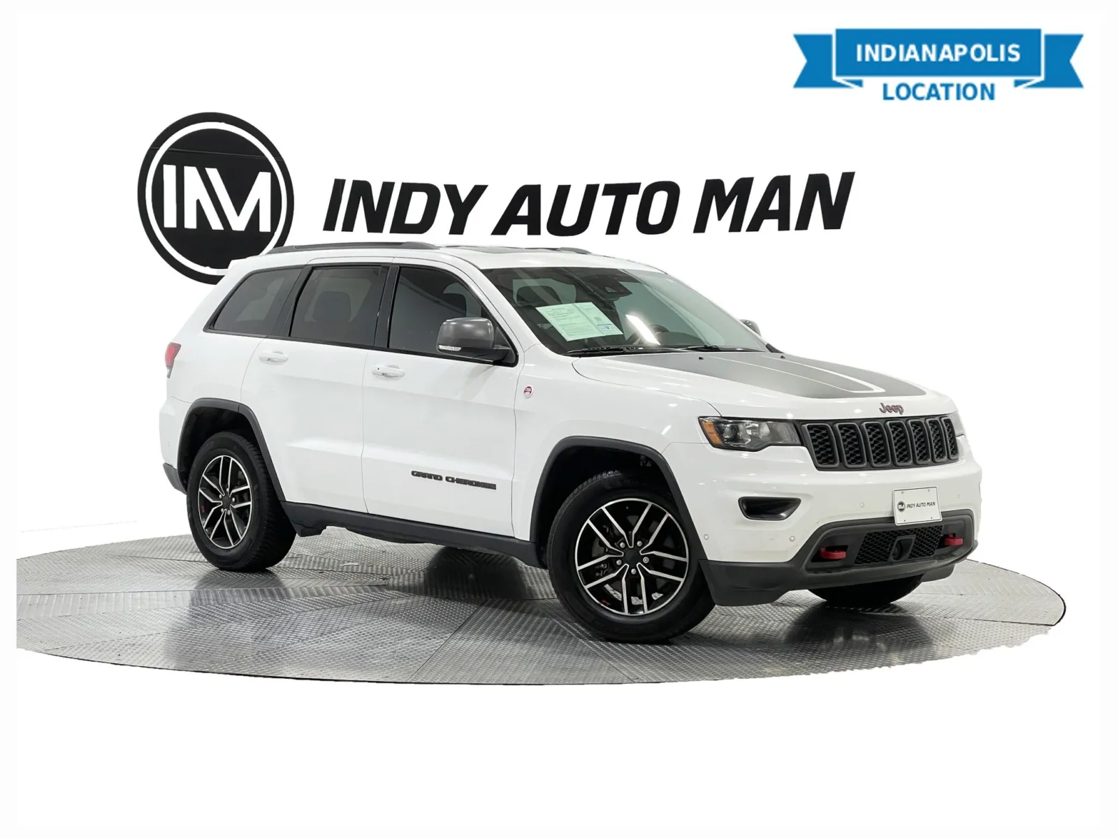 White 2019 Jeep Grand Cherokee Trailhawk for sale in Indianapolis, IN