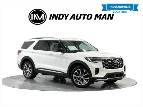 White 2025 Ford Explorer Platinum for sale in Indianapolis, IN