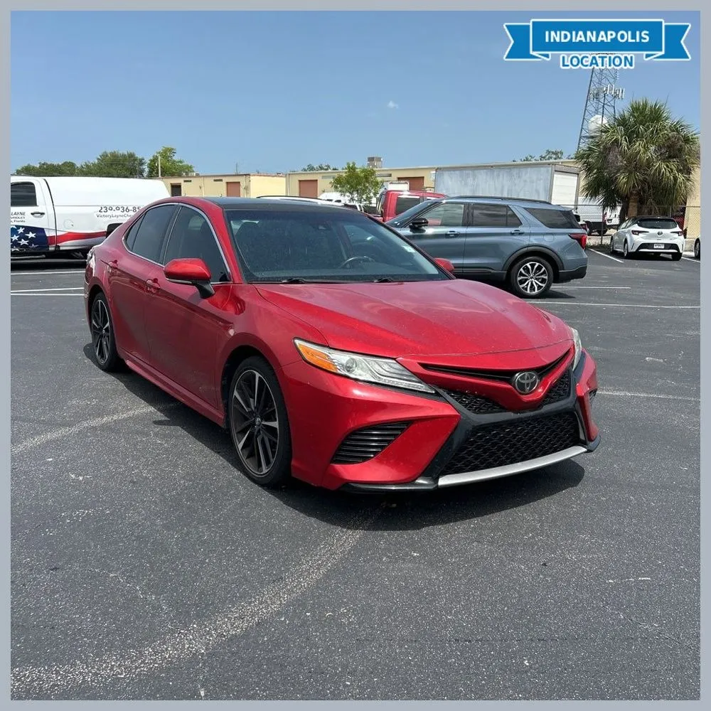 Red 2020 Toyota Camry XSE for sale in Indianapolis, IN