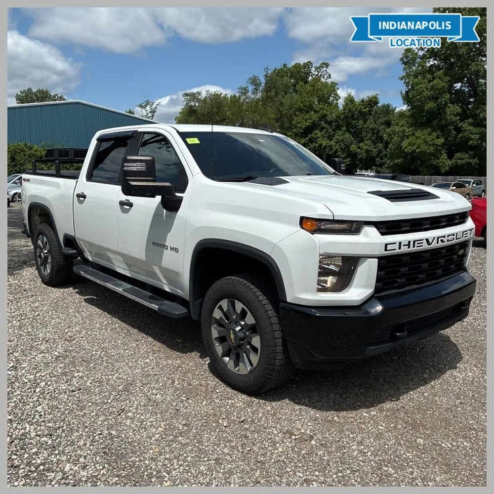 White 2022 Chevrolet Silverado 2500HD Custom for sale in Indianapolis, IN