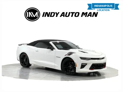 White 2018 Chevrolet Camaro SS 2SS for sale in Indianapolis, IN