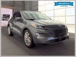 Gray 2021 Ford Escape Hybrid Titanium for sale in Indianapolis, IN