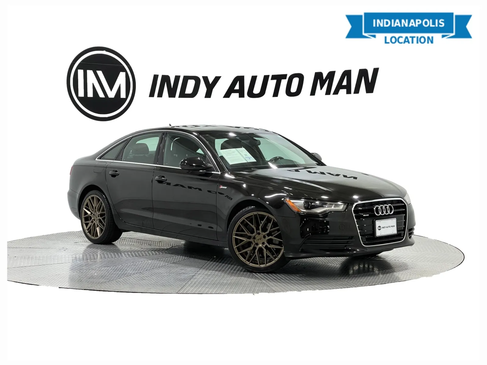 Black 2014 Audi A6 3.0T Premium Plus quattro for sale in Indianapolis, IN