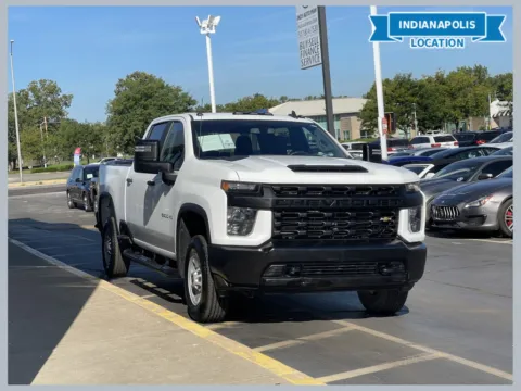 White 2020 Chevrolet Silverado 2500 HD Work Truck for sale in Indianapolis, IN