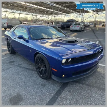 Blue 2018 Dodge Challenger 392 Hemi Scat Pack Shaker for sale in Indianapolis, IN