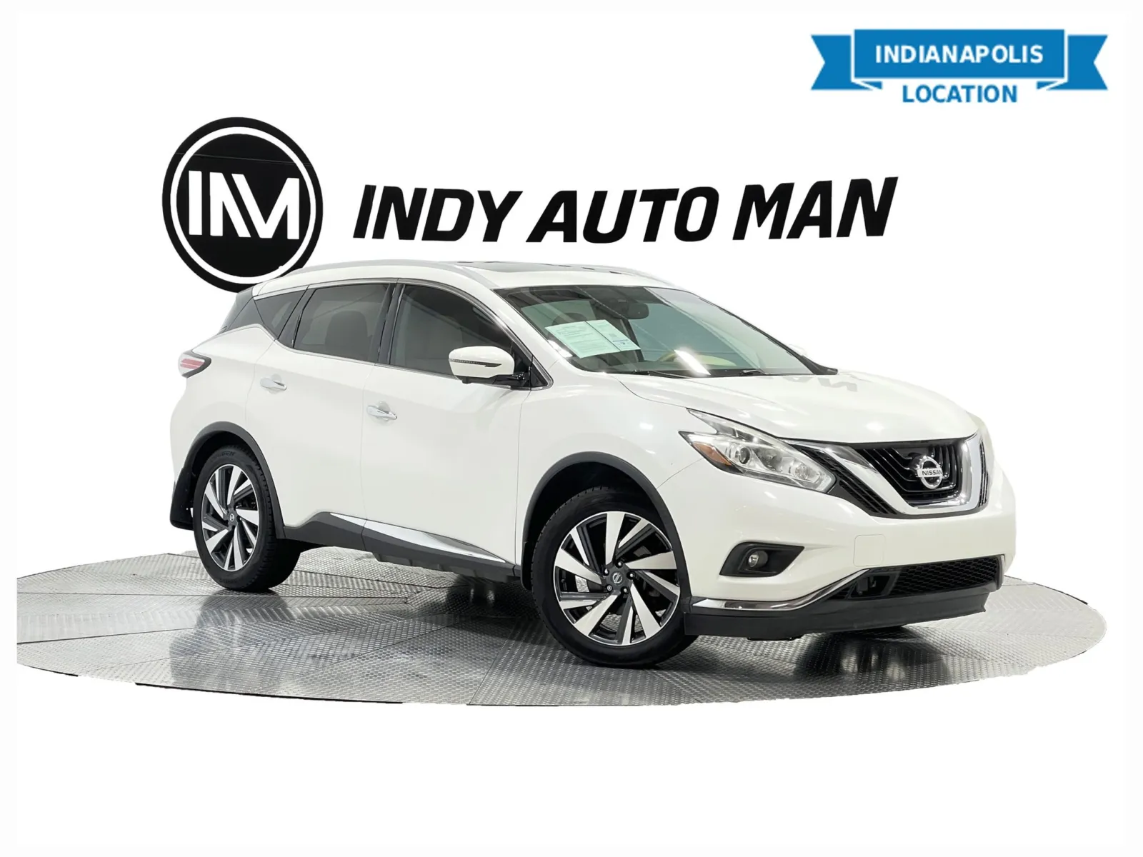 White 2017 Nissan Murano Platinum for sale in Indianapolis, IN
