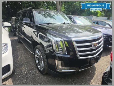 Black 2018 Cadillac Escalade ESV Luxury for sale in Indianapolis, IN