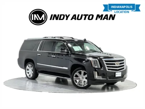 Black 2018 Cadillac Escalade ESV Luxury for sale in Indianapolis, IN