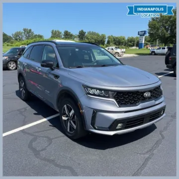 Silver 2021 Kia Sorento EX for sale in Indianapolis, IN