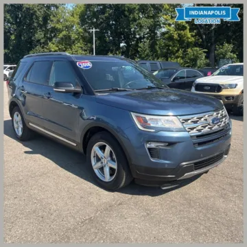 Blue 2018 Ford Explorer XLT for sale in Indianapolis, IN