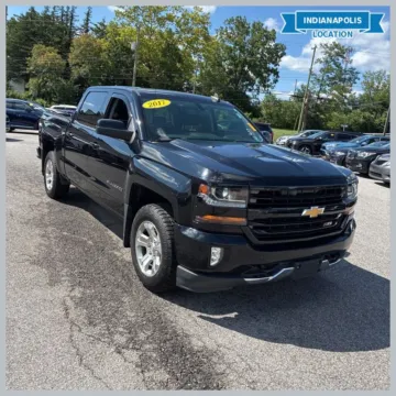 Black 2017 Chevrolet Silverado 1500 LT LT2 for sale in Indianapolis, IN