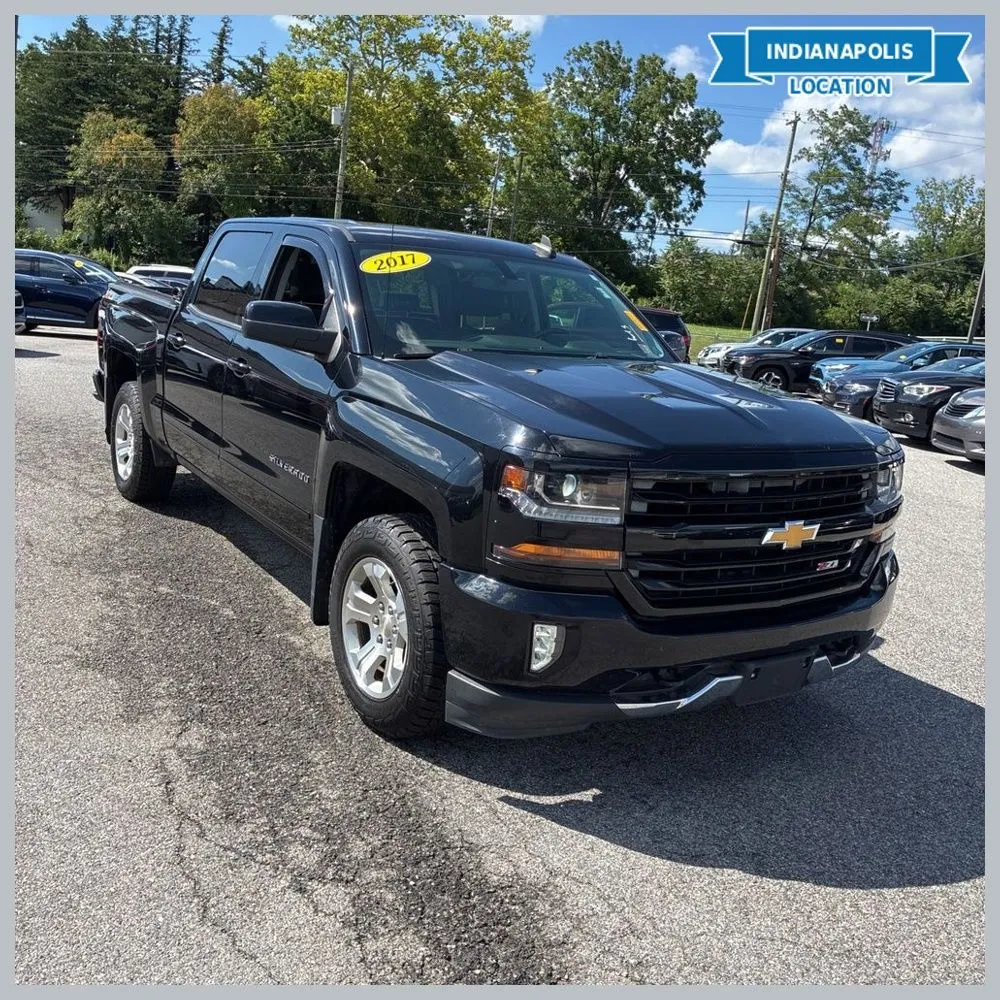 Black 2017 Chevrolet Silverado 1500 LT LT2 for sale in Indianapolis, IN