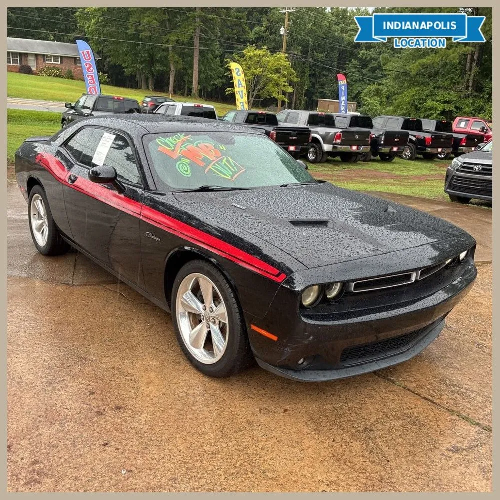Black 2015 Dodge Challenger R/T for sale in Indianapolis, IN