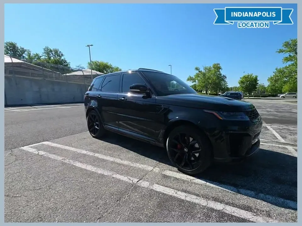 Black 2020 Land Rover Range Rover Sport SVR for sale in Indianapolis, IN