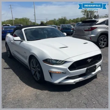 White 2018 Ford Mustang GT Premium for sale in Indianapolis, IN