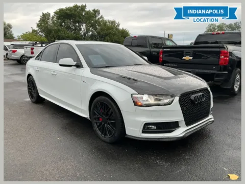 White 2015 Audi A4 2.0T Premium Plus quattro for sale in Indianapolis, IN