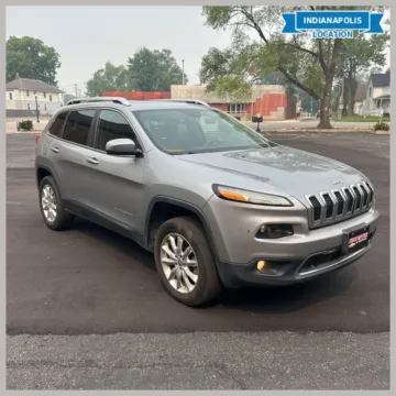 Silver 2016 Jeep Cherokee Limited for sale in Indianapolis, IN