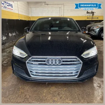 Black 2019 Audi A5 2.0T Premium Plus quattro for sale in Indianapolis, IN