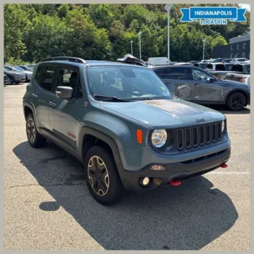 Gray 2017 Jeep Renegade Trailhawk for sale in Indianapolis, IN