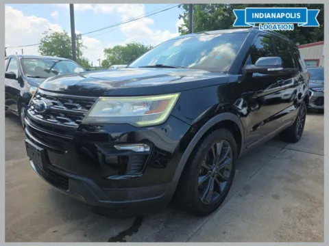 Black 2018 Ford Explorer XLT for sale in Indianapolis, IN