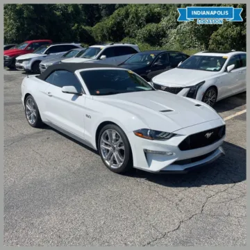 White 2019 Ford Mustang GT Premium for sale in Indianapolis, IN