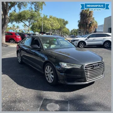 Black 2016 Audi A6 2.0T Premium Plus quattro for sale in Indianapolis, IN