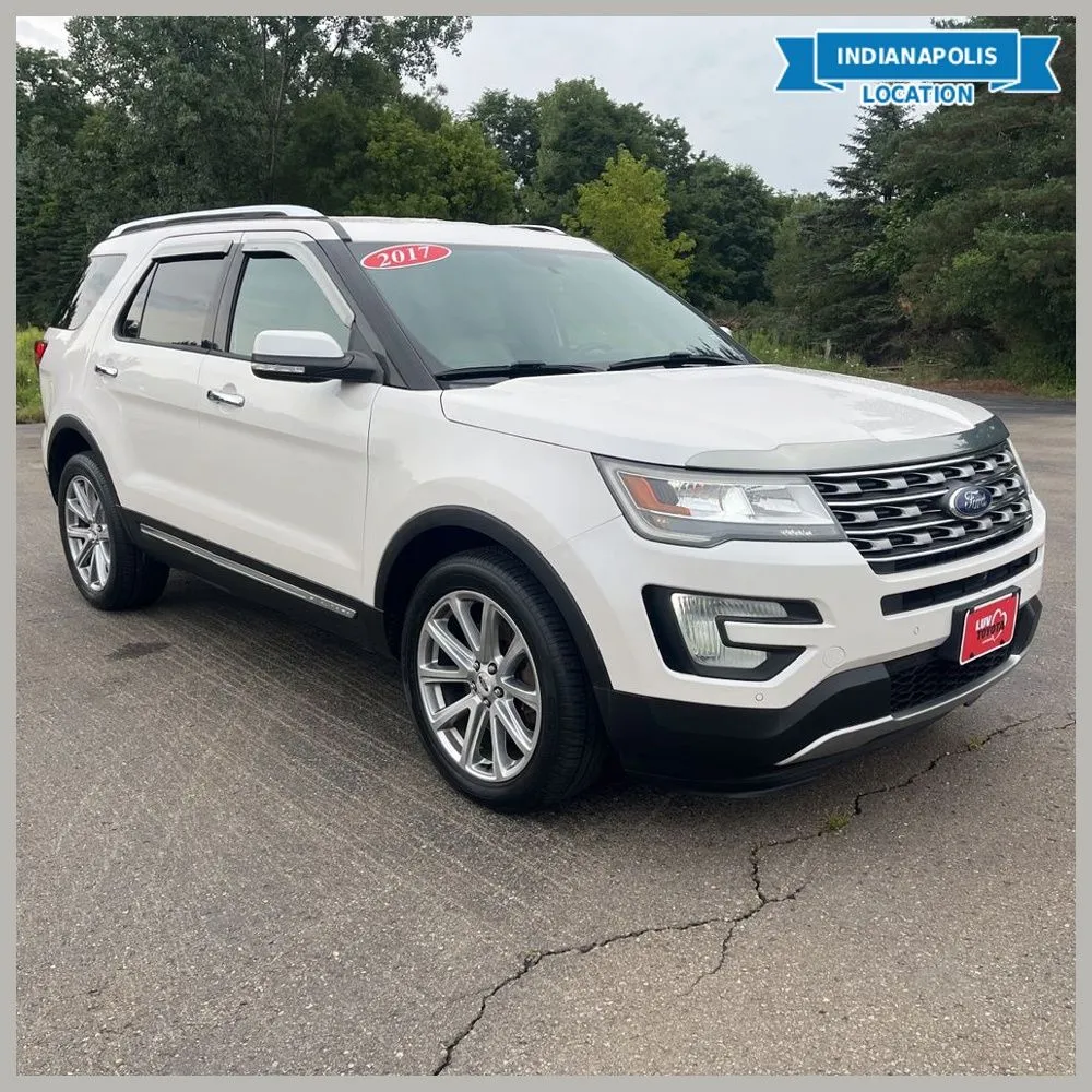 White 2017 Ford Explorer Limited for sale in Indianapolis, IN