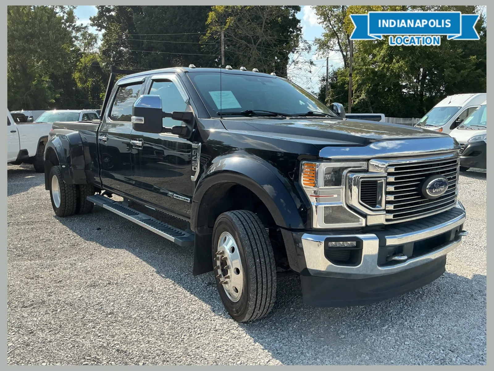 Black 2021 Ford F-450SD Lariat DRW for sale in Indianapolis, IN