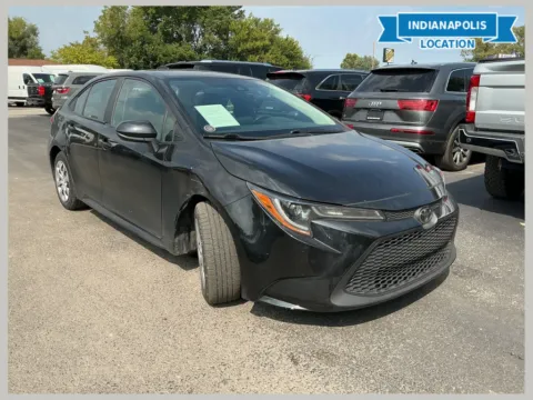 Black 2021 Toyota Corolla LE for sale in Indianapolis, IN