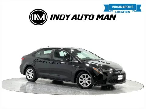 Black 2021 Toyota Corolla LE for sale in Indianapolis, IN