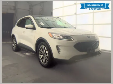 White 2020 Ford Escape Hybrid Titanium for sale in Indianapolis, IN