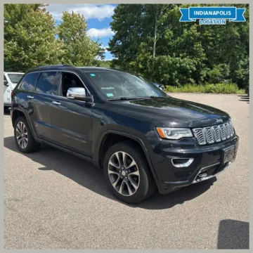 Black 2017 Jeep Grand Cherokee Overland for sale in Indianapolis, IN