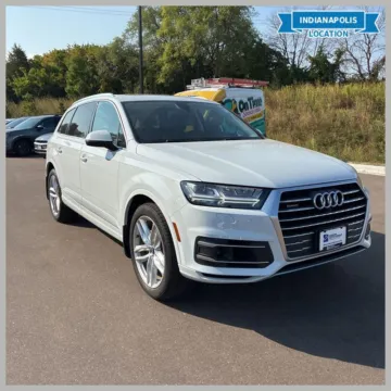 White 2018 Audi Q7 3.0T Prestige quattro for sale in Indianapolis, IN