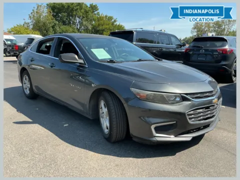 Gray 2017 Chevrolet Malibu LS 1LS for sale in Indianapolis, IN