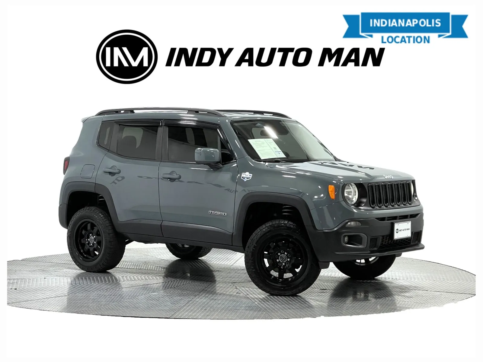 Gray 2017 Jeep Renegade Latitude for sale in Indianapolis, IN