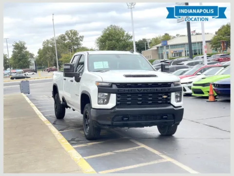 White 2020 Chevrolet Silverado 2500 HD Work Truck for sale in Indianapolis, IN