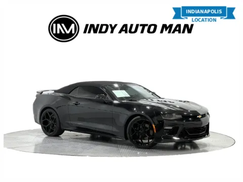 Black 2018 Chevrolet Camaro SS 2SS for sale in Indianapolis, IN