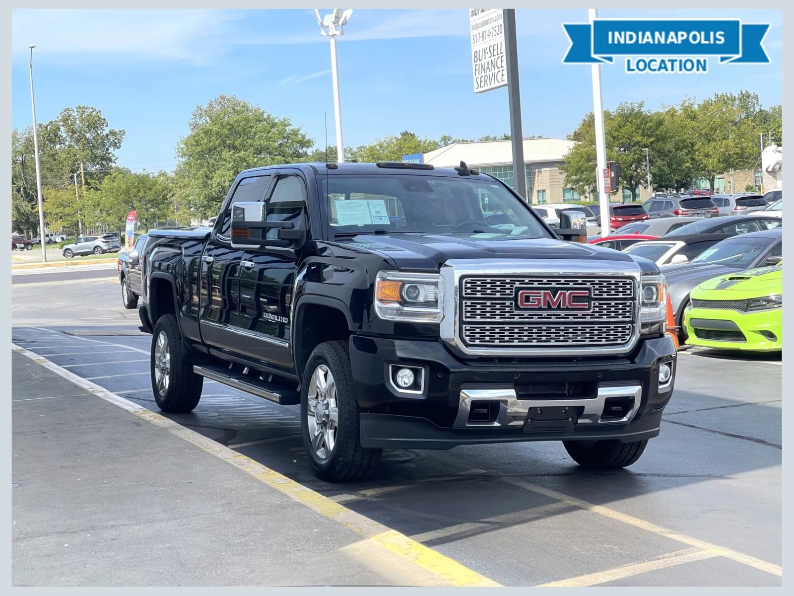 Black 2018 GMC Sierra 2500 HD Denali for sale in Indianapolis, IN