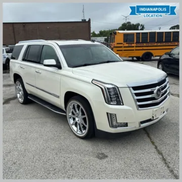 White 2015 Cadillac Escalade Premium for sale in Indianapolis, IN