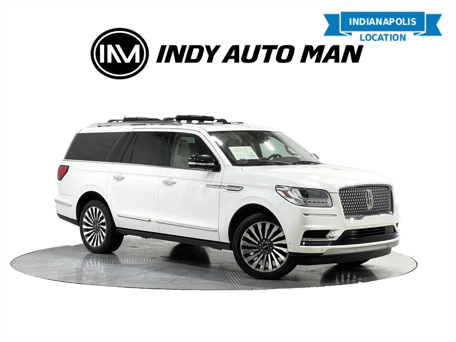 White 2019 Lincoln Navigator L Reserve for sale in Indianapolis, IN