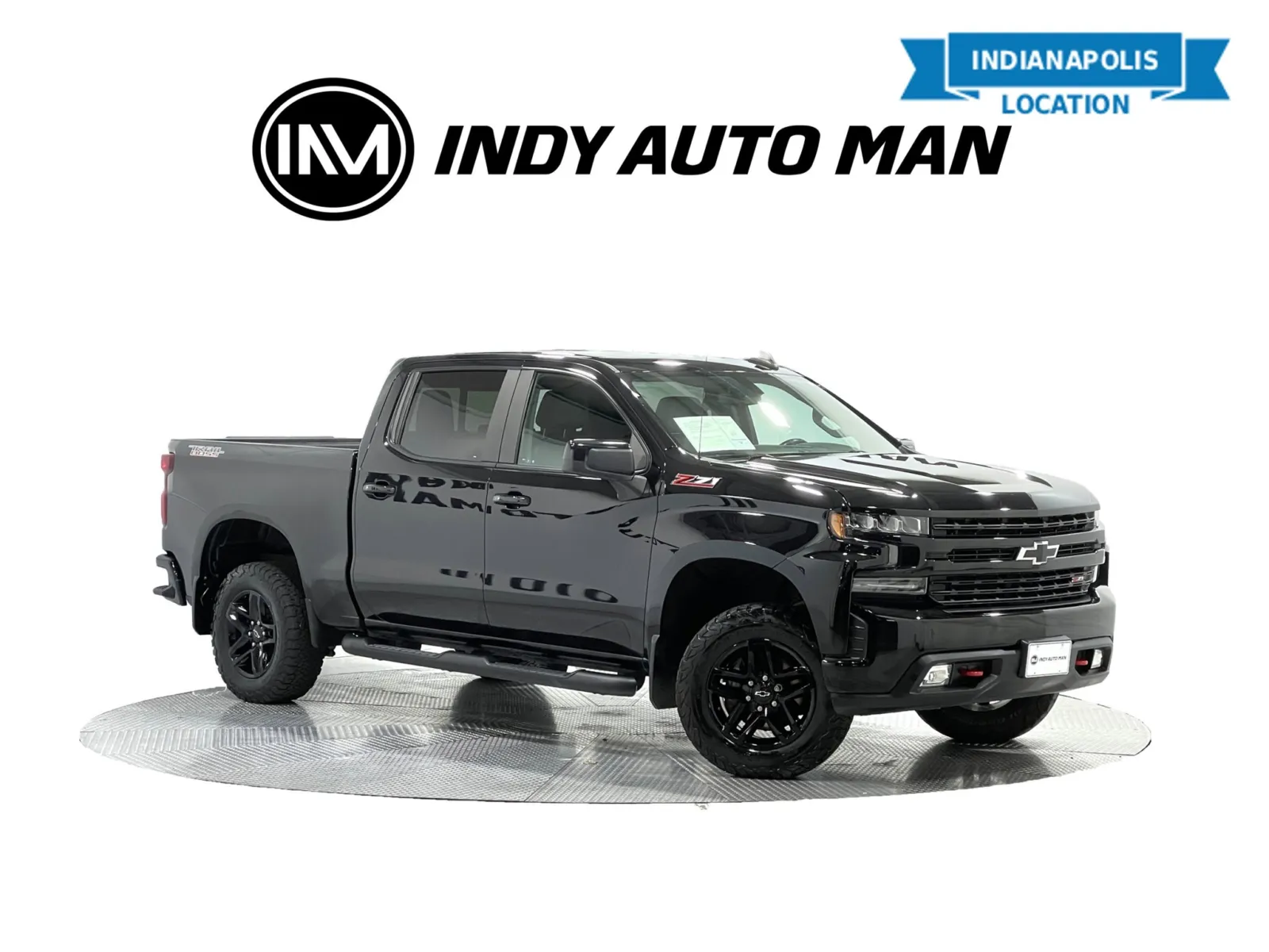 Black 2019 Chevrolet Silverado 1500 LT Trail Boss for sale in Indianapolis, IN